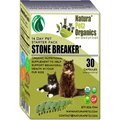 Natura Petz Organics Stone Breaker Starter Pack Homeopathic Medicine for Bladder Stones & Kidney Stones for Cats, 30-count