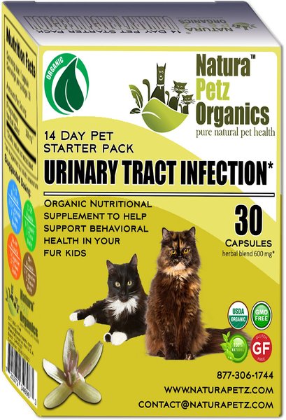 Natura Petz Organics Starter Pack Homeopathic Medicine for Urinary Tract Infections (UTI) for Cats, 30 count slide 1 of 1