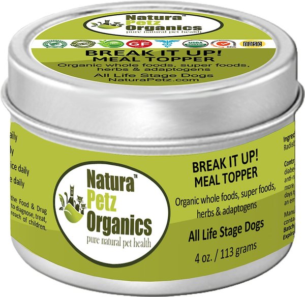Natura Petz Organics Break It Up! Homeopathic Medicine for Stone Breaking for Dogs, 4-oz tin slide 1 of 1