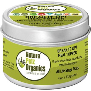 Natura Petz Organics Break It Up! Homeopathic Medicine for Stone Breaking for Dogs, 4-oz tin