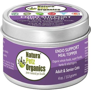 Natura Petz Organics Endo Support Turkey Flavored Powder Hormone Supplement for Cats, 4-oz tin