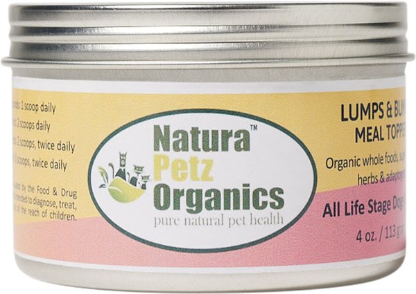 Natura Petz Organics Lumps & Bumps Turkey Flavored Powder Skin & Coat Supplement for Dogs& Cats, 4-oz tin slide 1 of 1