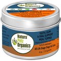 Natura Petz Organics Teeth, Gum & Oral Support Turkey Flavored Powder Dental Supplement for Dogs, 4-oz tin