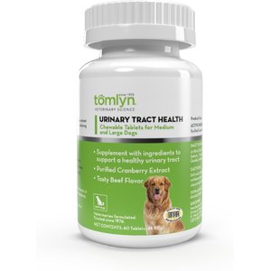 Tomlyn Urinary Tract Health Chews Urinary Supplement for Cats & Dogs, 60 count