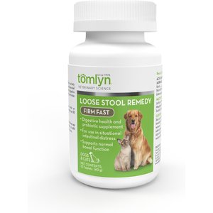 Tomlyn Firm Fast Loose Stool Remedy Dog & Cat Supplement, 10 count