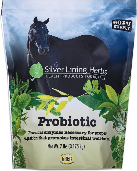 Silver Lining Herbs Probiotic Digestive Health Powder Horse Supplement, 7-lb slide 1 of 6