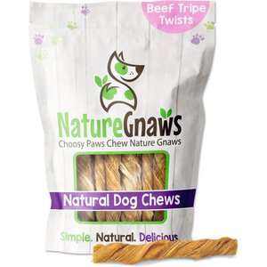 Nature Gnaws Tripe Twists 4 - 5" Dog Treats, 20 count