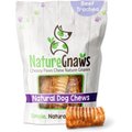 Nature Gnaws Beef Trachea Chews 3" Dog Treats, 12 count