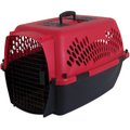 Aspen Pet Fashion Dog & Cat Kennel, Deep Red/Black, 26-in
