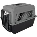 Aspen Pet Traditional Dog & Cat Kennel, Gray/Black, 28-in
