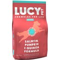 Lucy Pet Products Grain-Free Salmon, Pumpkin & Quinoa Formula Dry Dog Food,  12-lb bag