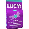 Lucy Pet Products Limited Ingredient Diet Chicken, Brown Rice & Pumpkin Formula Dry Dog Food, 25-lb bag