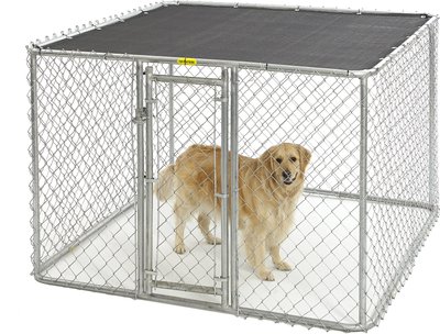 Midwest K9 Steel Chain Link Portable, Dog Kennel Outdoor 10×10