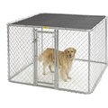 MidWest K9 Steel Chain Link Portable Outdoor Dog Kennel, 6-ft wide