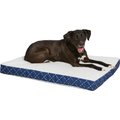 MidWest QuietTime Couture Donovan Orthopedic Pillow Dog Bed w/Removable Cover, Blue/White, Large