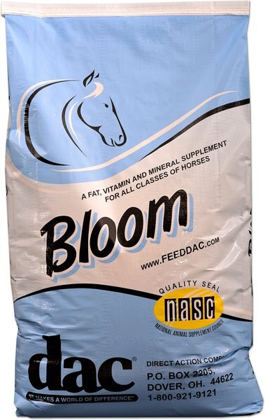 DAC Bloom Coat Care & Weight Gain Powder Horse Supplement, 40-lb bucket slide 1 of 1