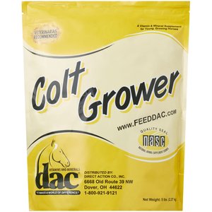 DAC Colt Grower Powder Horse Supplement, 5-lb bucket