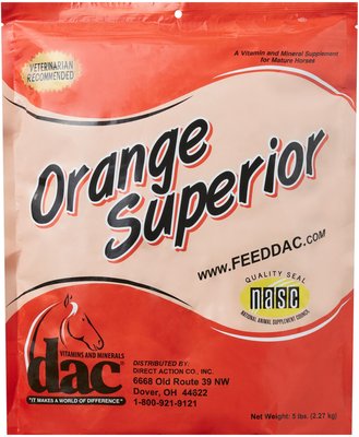 DAC Orange Superior Comprehensive Powder Horse Supplement, 5-lb bucket, slide 1 of 1