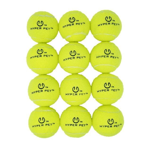 Hyper Pet Tennis Balls Dog Toy, 12 count