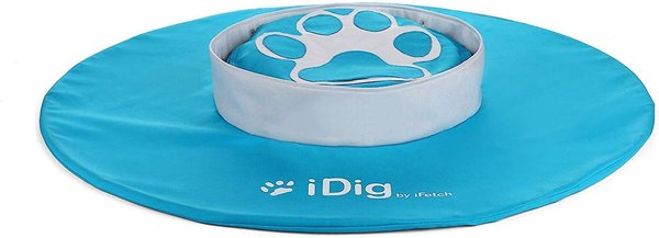 iFetch iDig Go Dog Toy, Blue slide 1 of 6