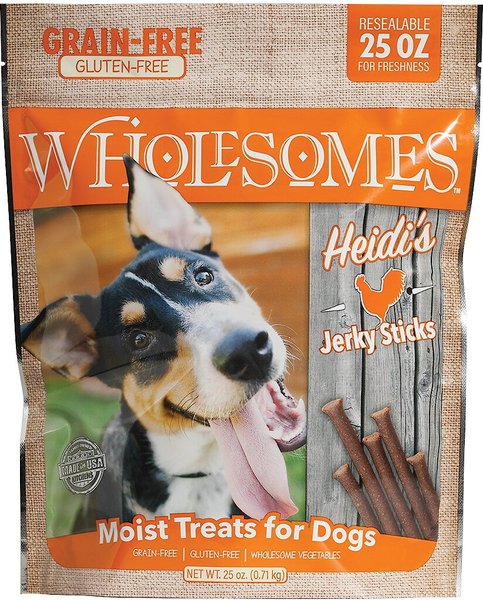 Wholesomes Heidi's Jerky Sticks Grain-Free Dog Treats, 25-oz bag slide 1 of 7