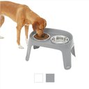 Frisco Elevated Dog Diner, 8 Cup, Gray