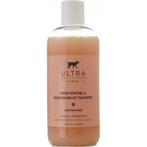 Ultra Collection Sugarcane Island Odor Control & Deshedding Dog Shampoo, 16-oz bottle