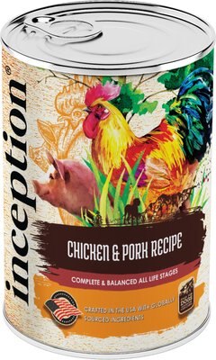 Inception Chicken & Pork Recipe Canned Dog Food, 13-oz, case of 12, slide 1 of 1