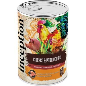 Inception Chicken & Pork Recipe Canned Dog Food, 13-oz, case of 12