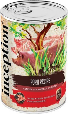 Inception Pork Recipe Canned Dog Food, 13-oz, case of 12, slide 1 of 1