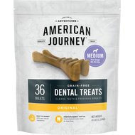 American Journey Grain-Free Medium Dental Dog Treats Original Flavor, 36 count
