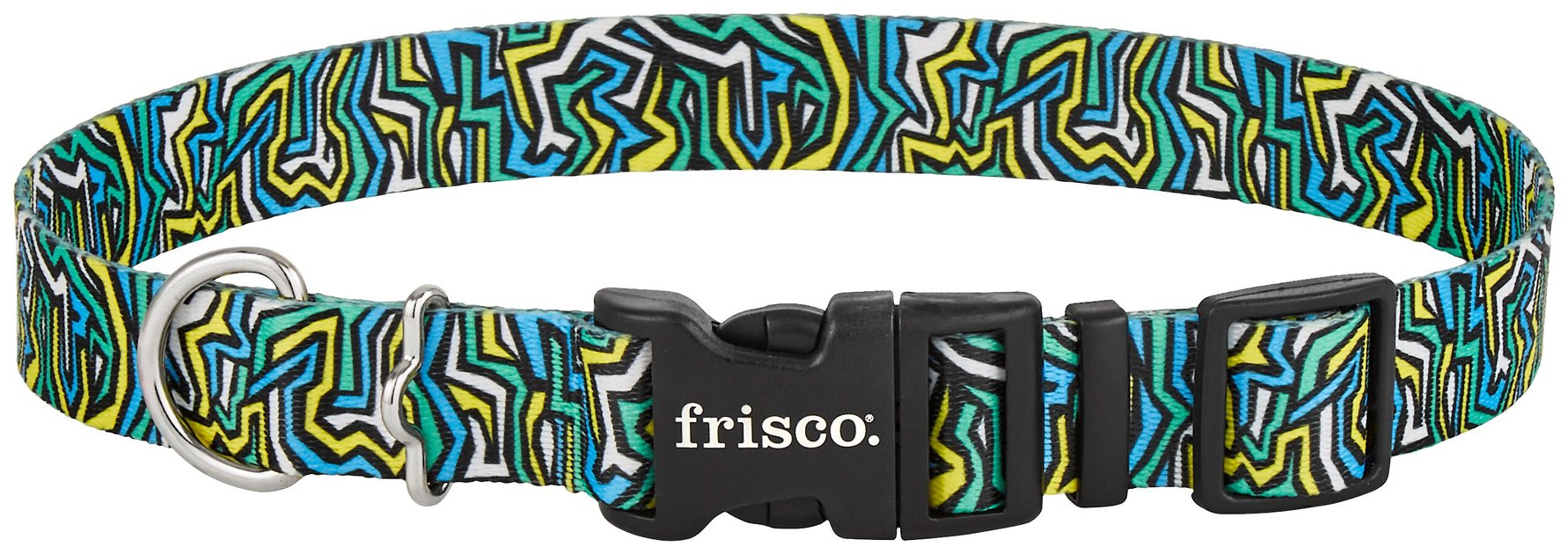 Frisco Street Graffiti Dog Collar, LG - Neck: 18–26-in, Width: 1-in
