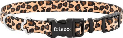 Frisco Leopard Print Polyester Dog Collar, slide 1 of 1