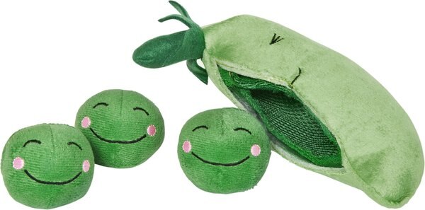 Frisco Plush Squeaking 2-in-1 Tearable Peapod & Peas Dog Toy slide 1 of 6