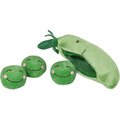 Frisco Plush Squeaking 2-in-1 Tearable Peapod & Peas Dog Toy