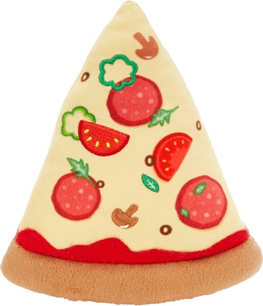 Frisco Plush Squeaking Pizza Slice Dog Toy slide 1 of 4