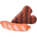 Frisco T-Bone Steak and Sausage Latex Dog Toy, 2-Pack