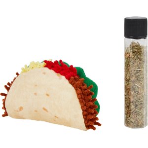 Frisco Plush Taco Cat Toy with Refillable Catnip