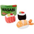 Frisco Plush Sushi Cat Toy with Catnip, 4-pack