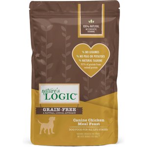 Nature's Logic Canine Chicken Meal Feast Grain-Free Dry Dog Food, 4.4-lb bag