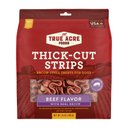 True Acre Foods Thick Cut Strips with Real Bacon and Beef Dog Treats, 25-oz bag