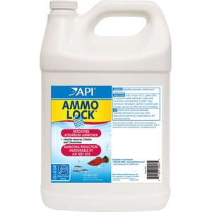 API Ammo-Lock Freshwater & Saltwater Aquarium Ammonia Detoxifier, 1-gal bottle