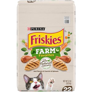 Purina Friskies Farm Favorites With Chicken Dry Cat Food, 22-lb bag
