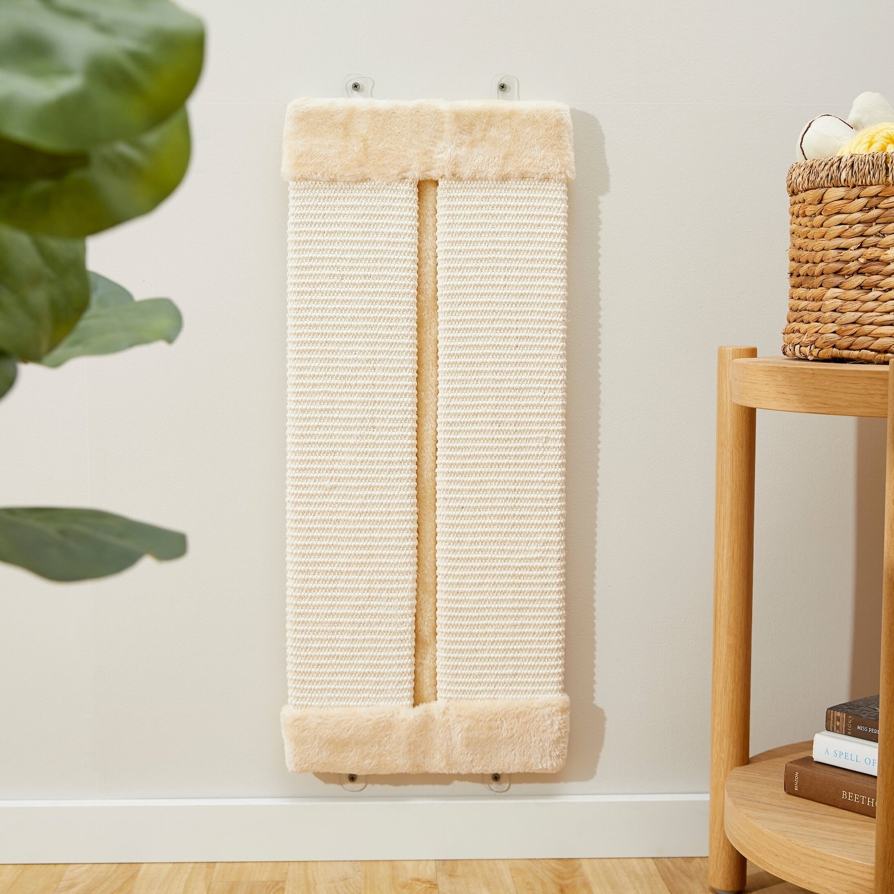 Akarden Cat Scratching Post for Floor or Wall Durable Sisal Board Scratcher for Kitty’s Health and Good Behavior