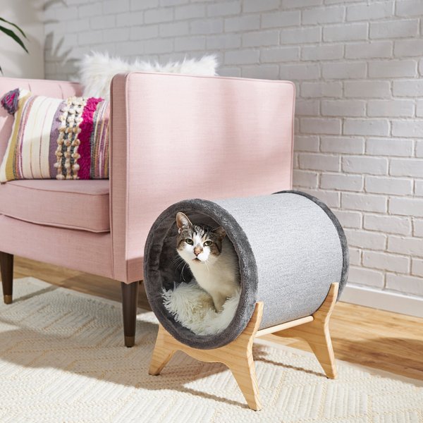 Frisco Modern Tunnel Elevated Cat Bed slide 1 of 3