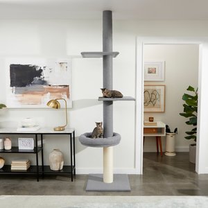 Frisco 88 to 106-in 3 Level Floor to Ceiling Heavy Duty Cat Tower
