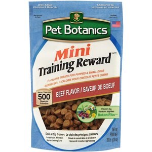 Pet Botanics Mini Training Reward Beef Flavor Dog Treats, 10-oz bag