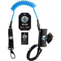 Surf City Pet Works Reflective Bungee Hands-Free Running Dog Leash, Blue, 5.5-ft long, 1 1/4-in wide