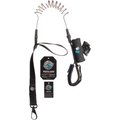 Surf City Pet Works Traffic Reflective Bungee Hands-Free Running Dog Leash, Clear, 5.5-ft long, 1 1/4-in wide