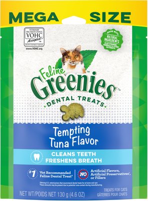 Greenies Feline Tempting Tuna Flavor Adult Dental Cat Treats, slide 1 of 1